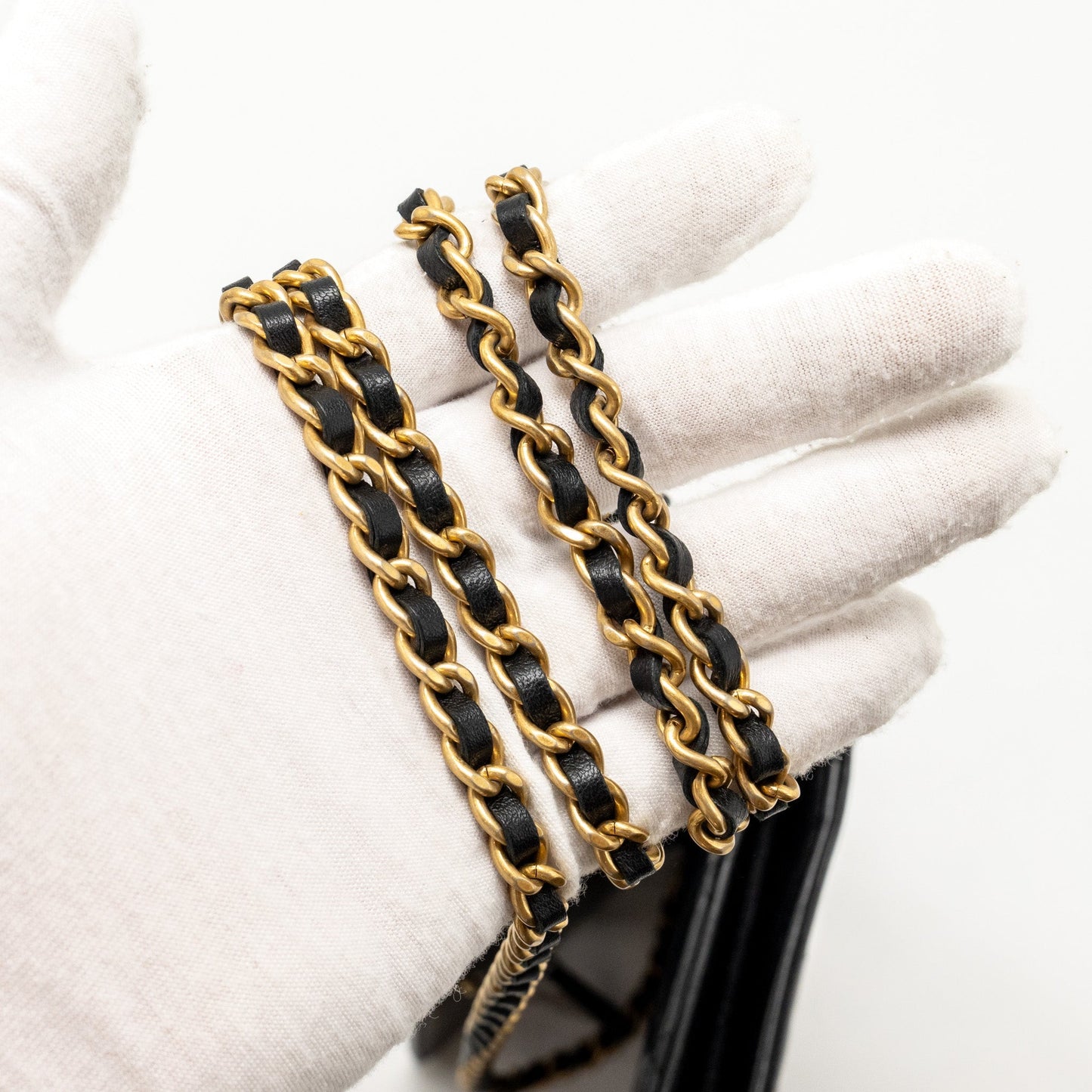 Chanel Boy Wallet on Chain Lambskin Black