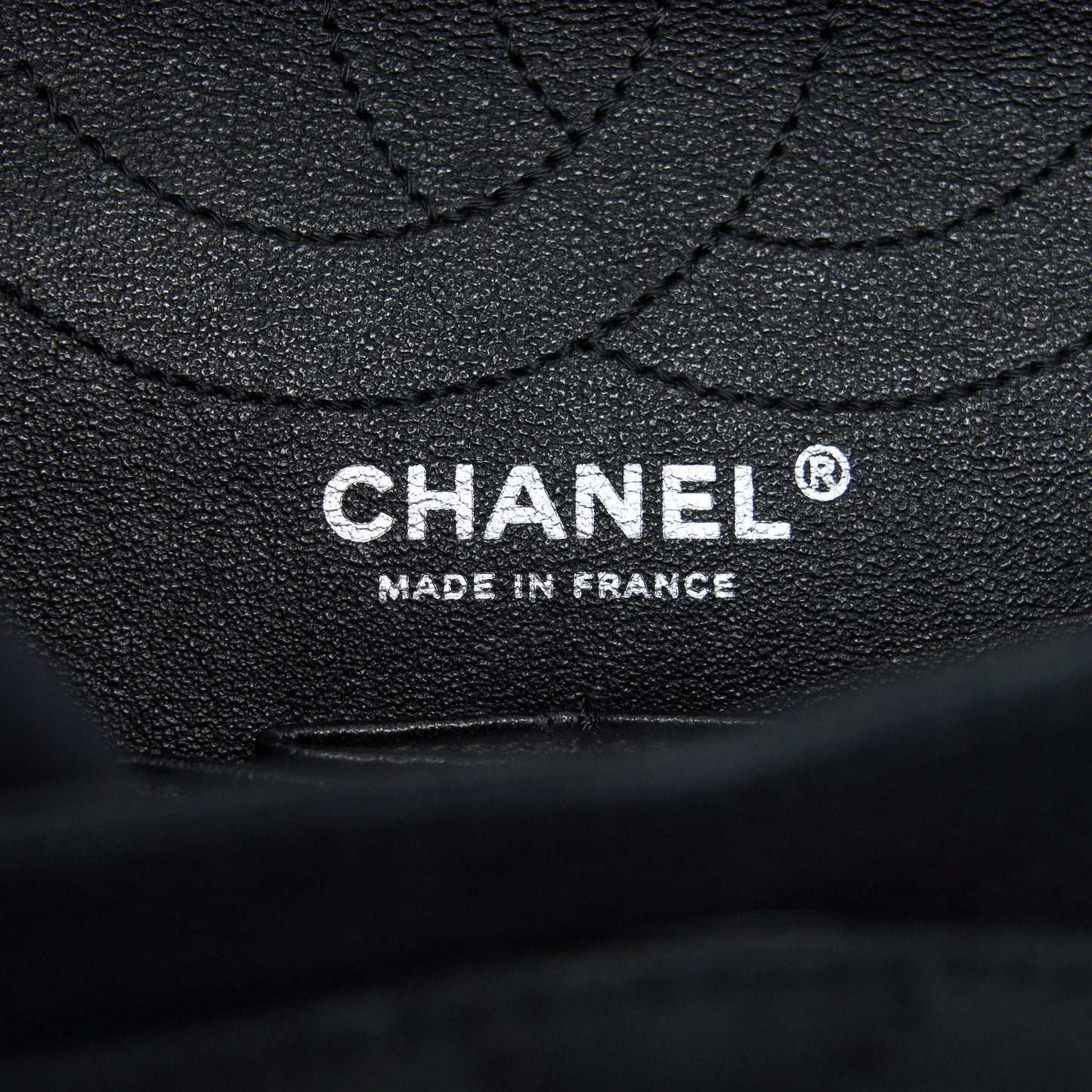 CHANEL 2.55 226 REISSUE BAG IN CAVIAR BLACK