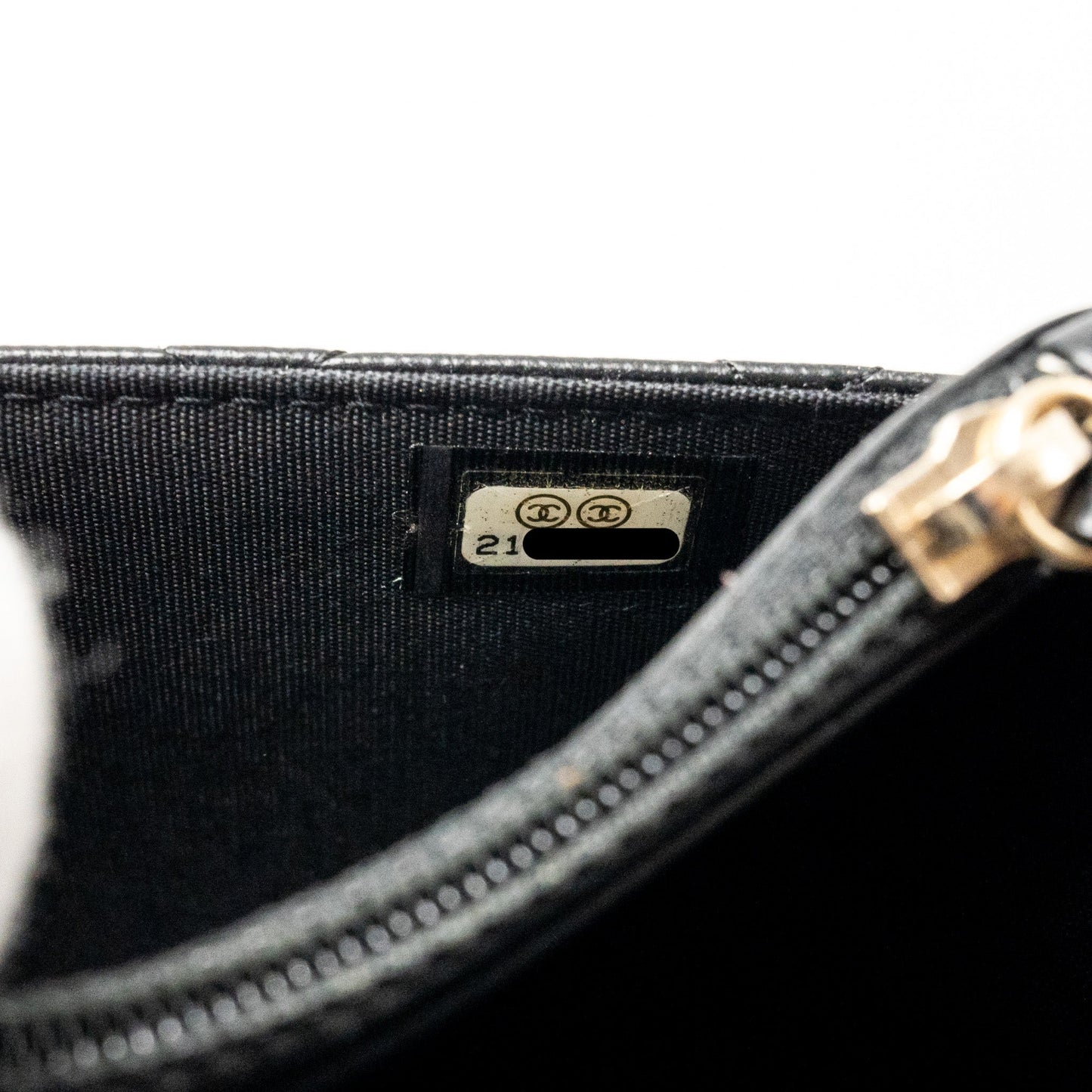 Chanel Boy Wallet on Chain Lambskin Black