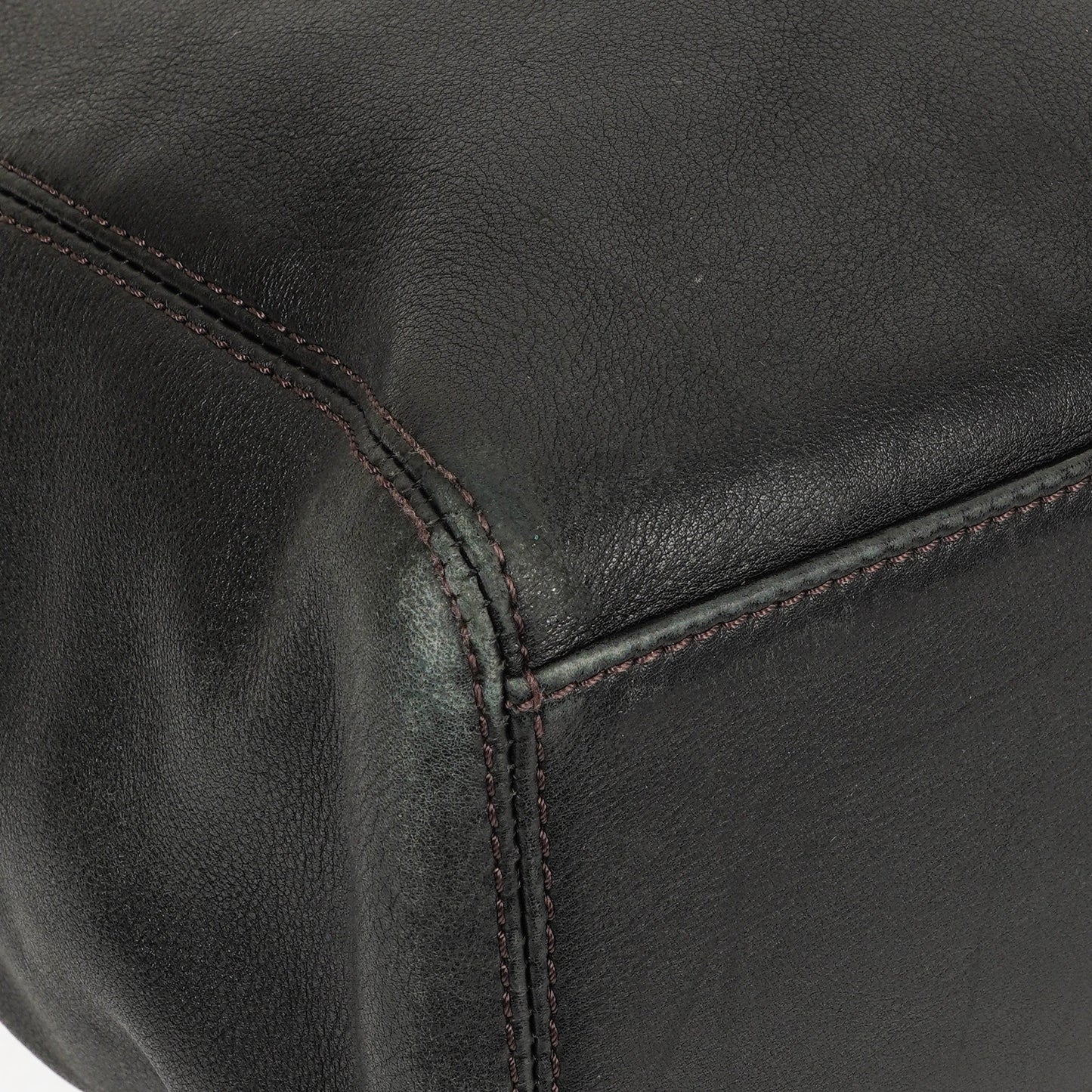 Chanel CC Black Leather Tote Bag