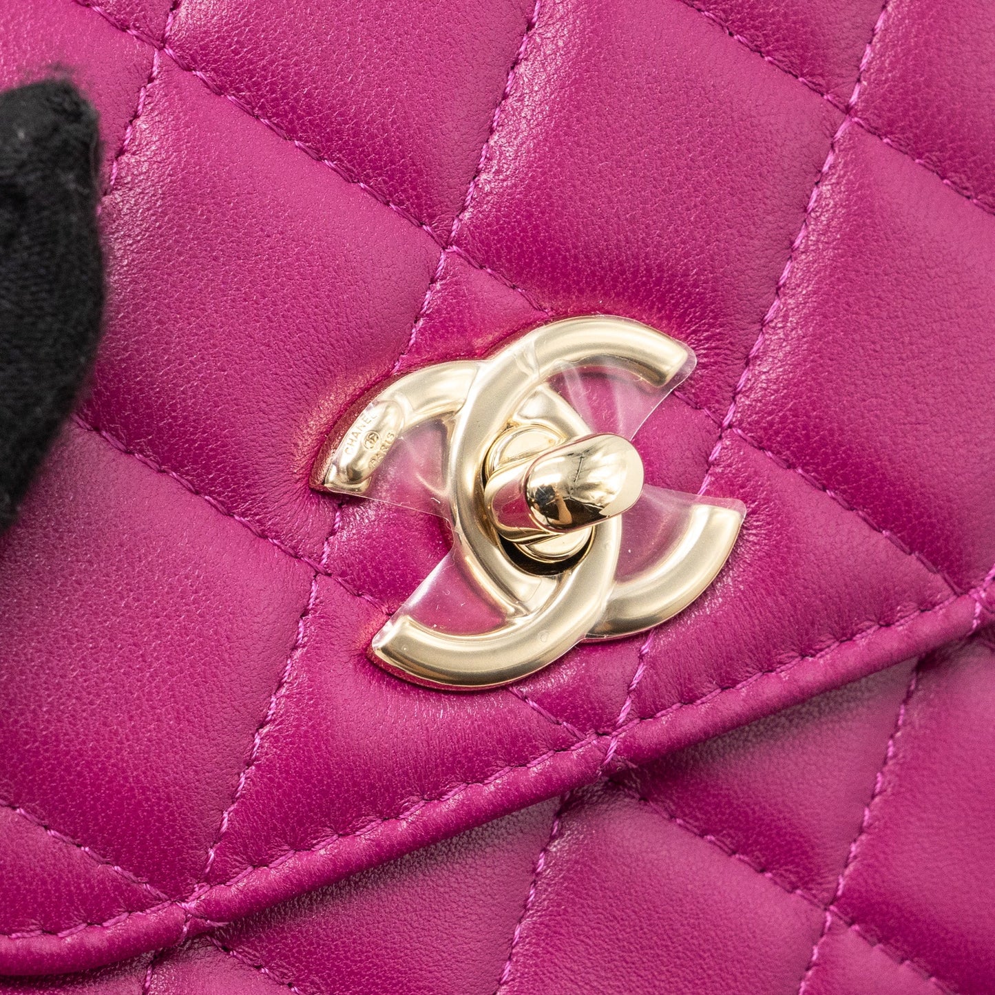 Chanel Mini Trendy CC Clutch Lambskin Pink L