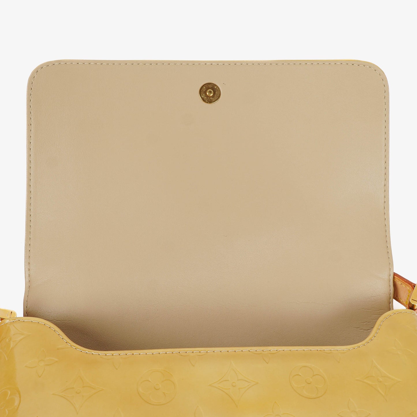 Louis Vuitton Thompson Street Yellow Monogram Vernis Leather Shoulder Bag