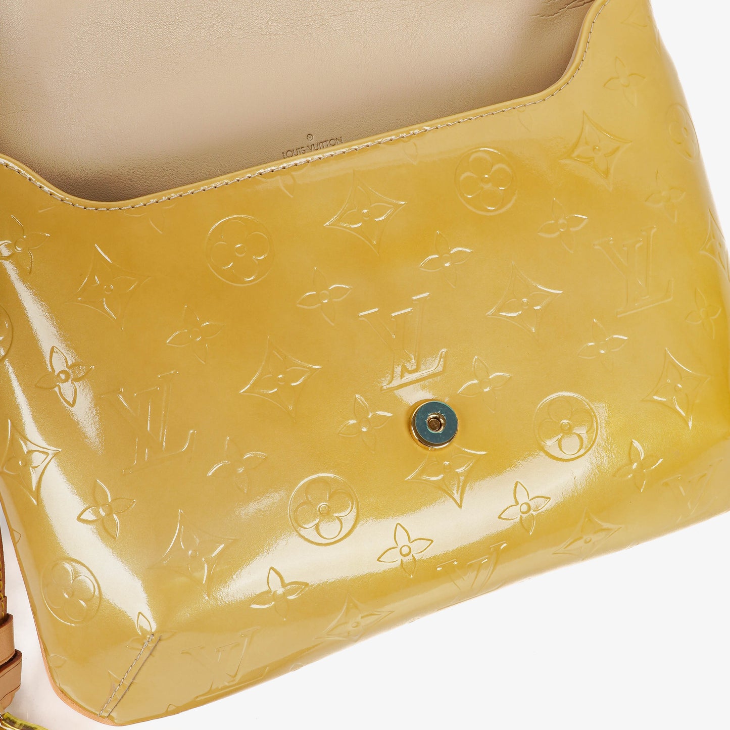 Louis Vuitton Thompson Street Yellow Monogram Vernis Leather Shoulder Bag