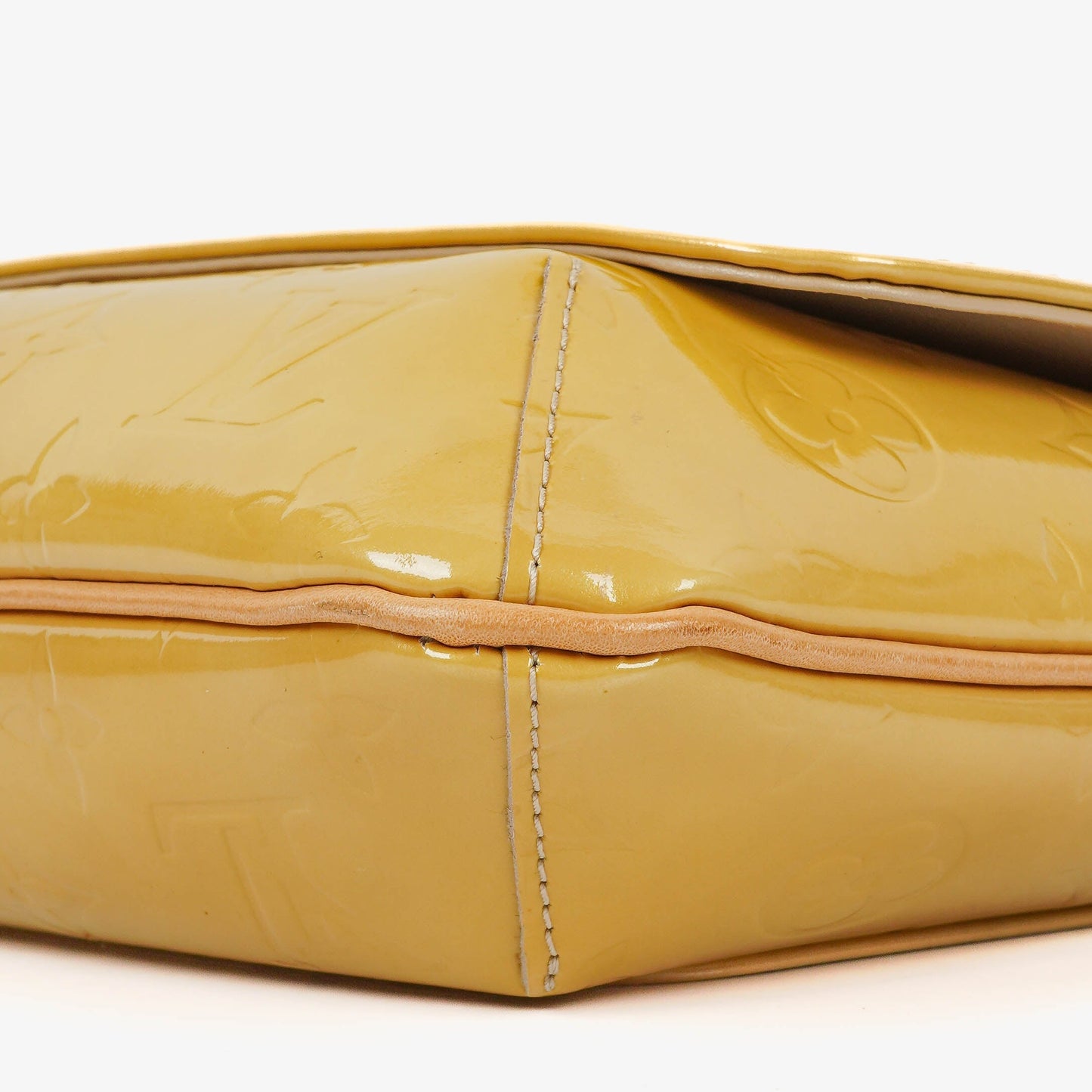 Louis Vuitton Thompson Street Yellow Monogram Vernis Leather Shoulder Bag