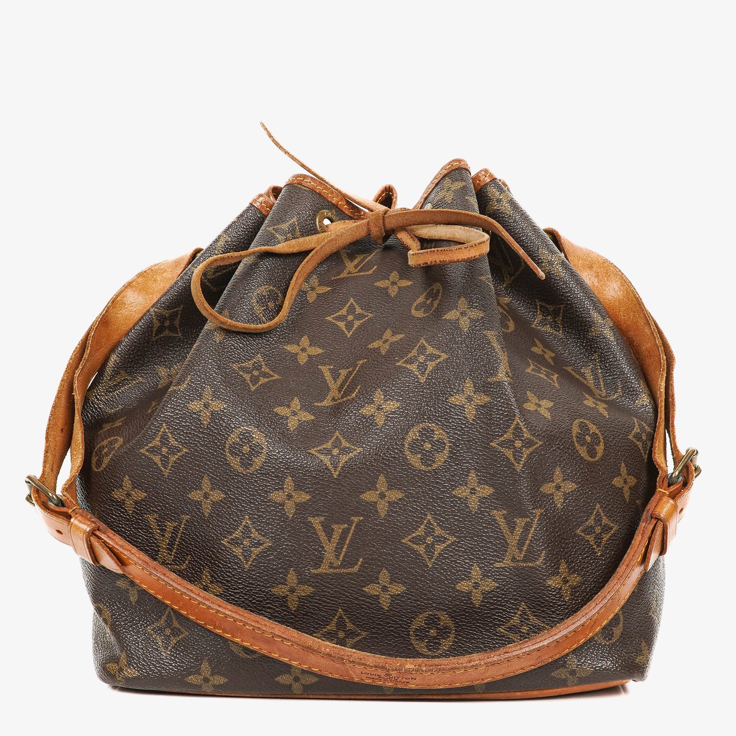 Louis Vuitton Petit Noe Monogram Canvas Shoulder Bag