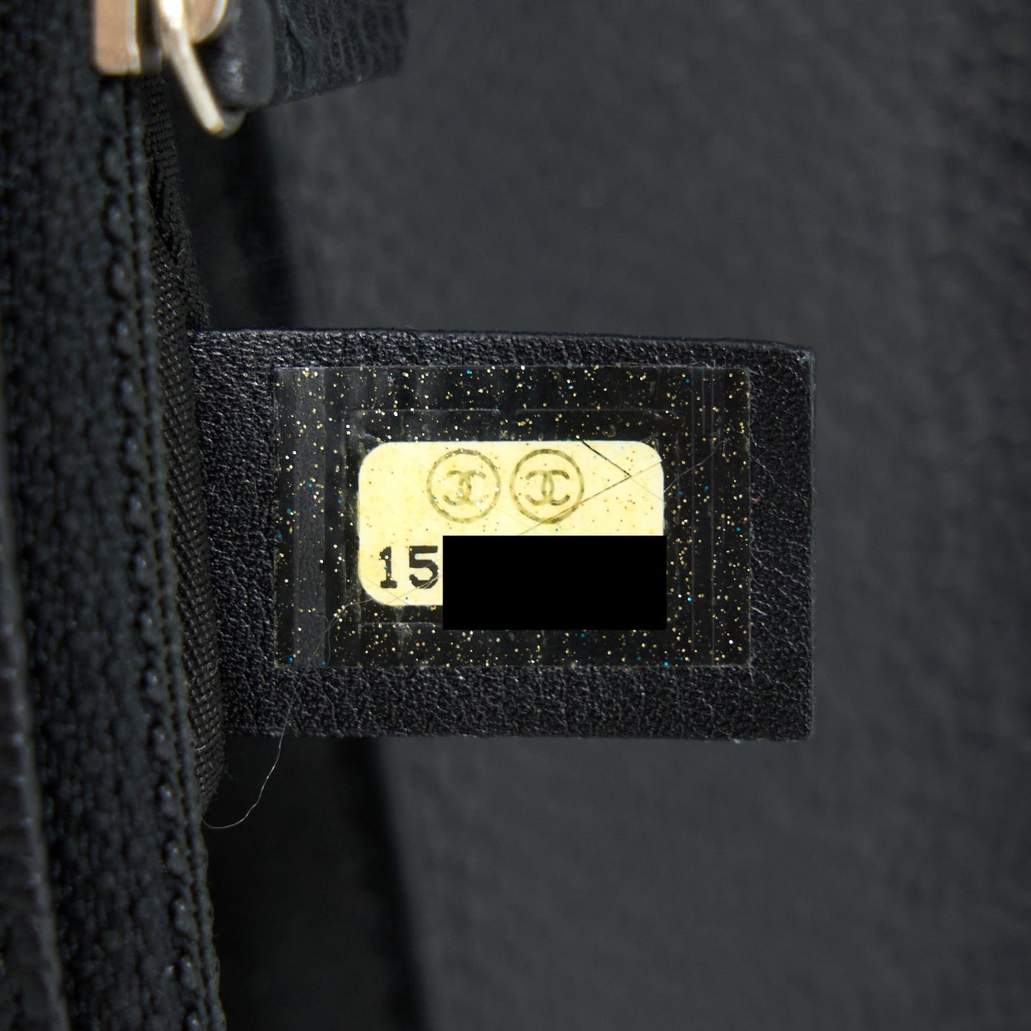 Chanel Half Moon Wallet On Chain Caviar Black
