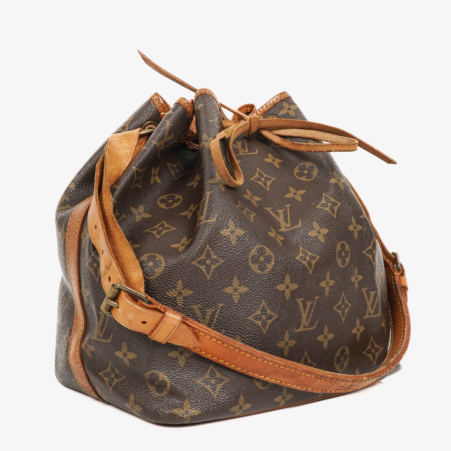 Louis Vuitton Petit Noe Monogram Canvas Shoulder Bag