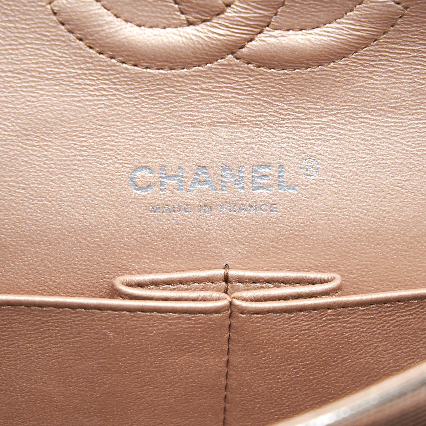 CHANEL SEASONAL MEDIUM FLAP BAG IN CHAMPAGNE PINK