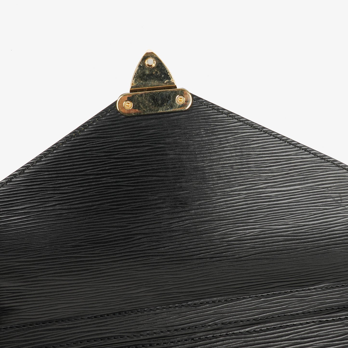 Louis Vuitton Pochette Sellier Dragonne Black EPI Leather Clutch Bag