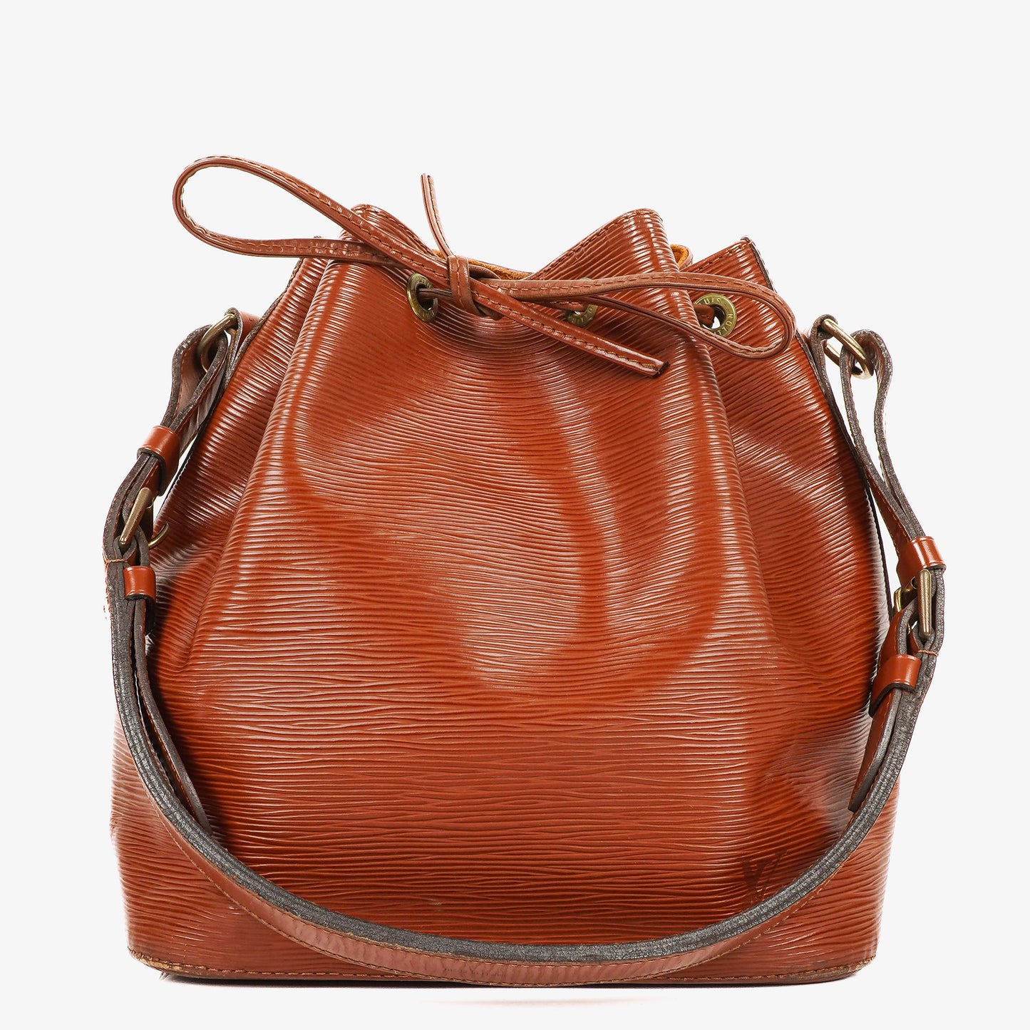Louis Vuitton Petit Noe Brown EPI Leather Shoulder Bag