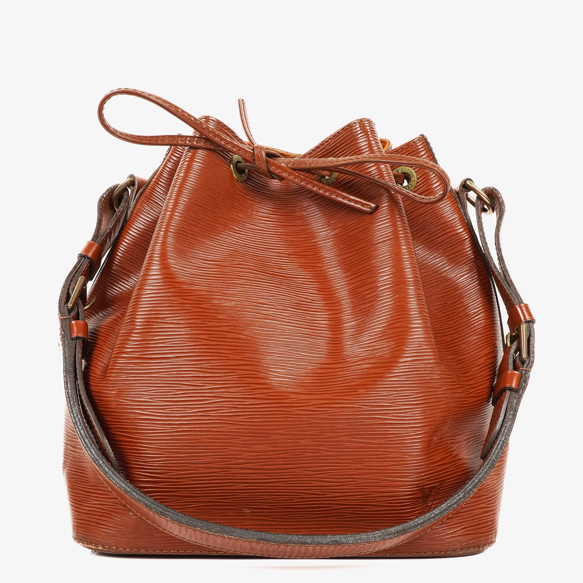 Louis Vuitton Petit Noe Brown EPI Leather Shoulder Bag