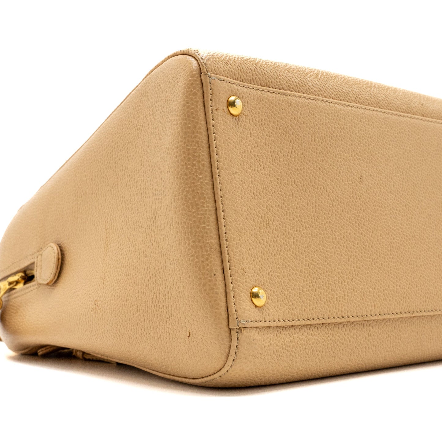 Chanel  Tote Bag Caviar Beige