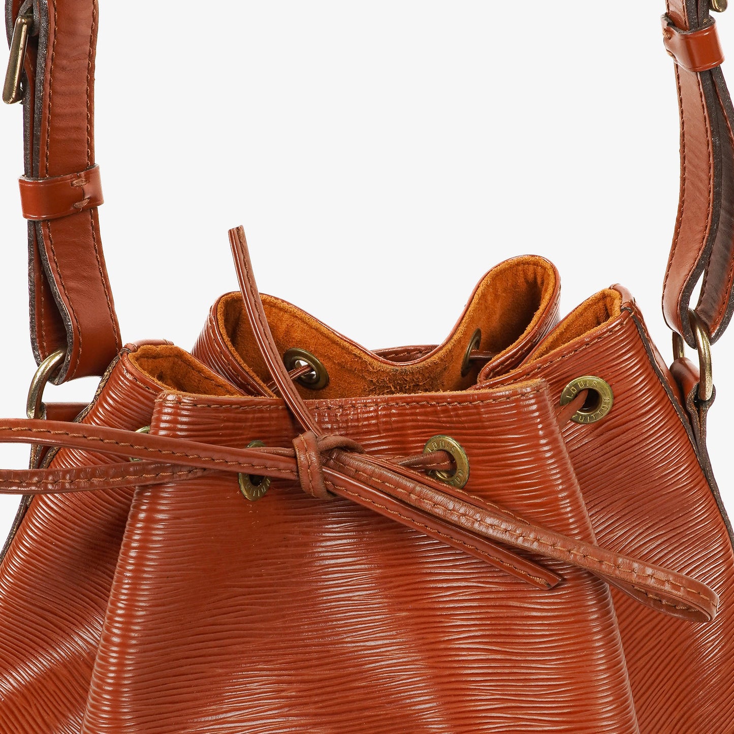 Louis Vuitton Petit Noe Brown EPI Leather Shoulder Bag