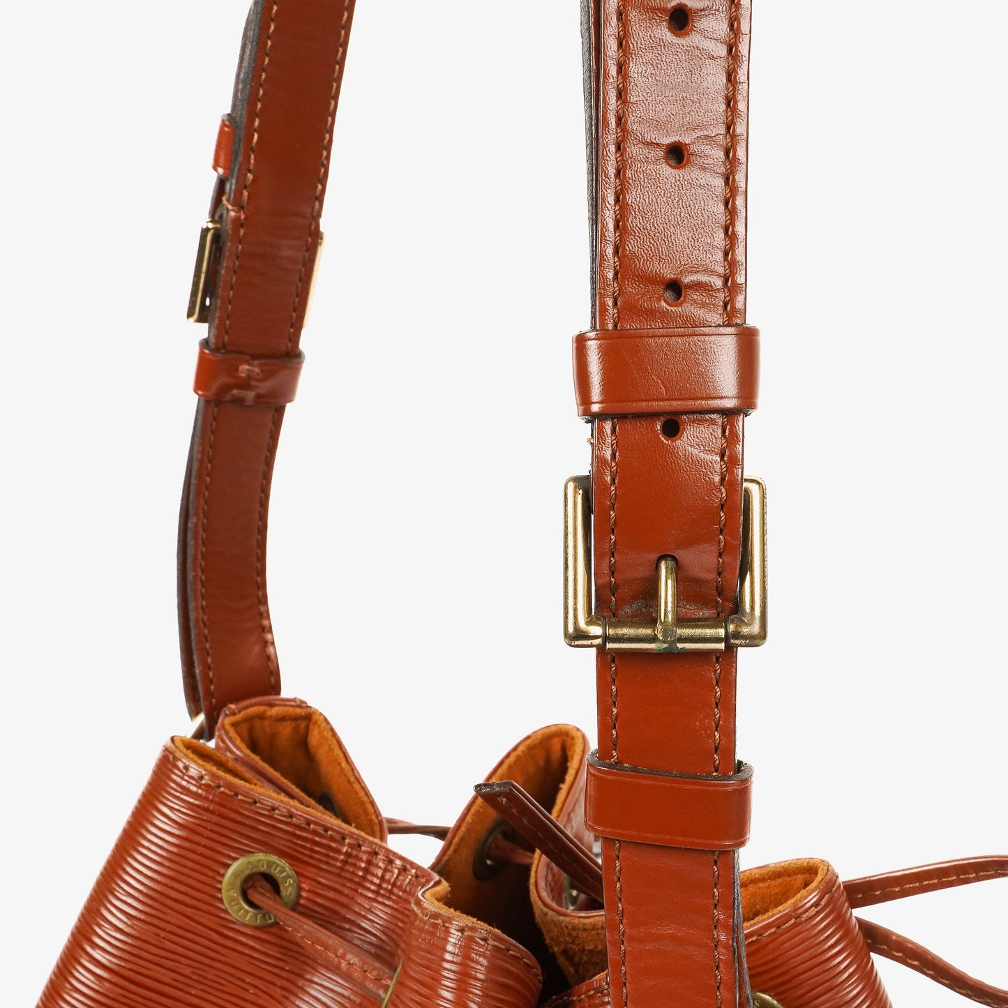 Louis Vuitton Petit Noe Brown EPI Leather Shoulder Bag