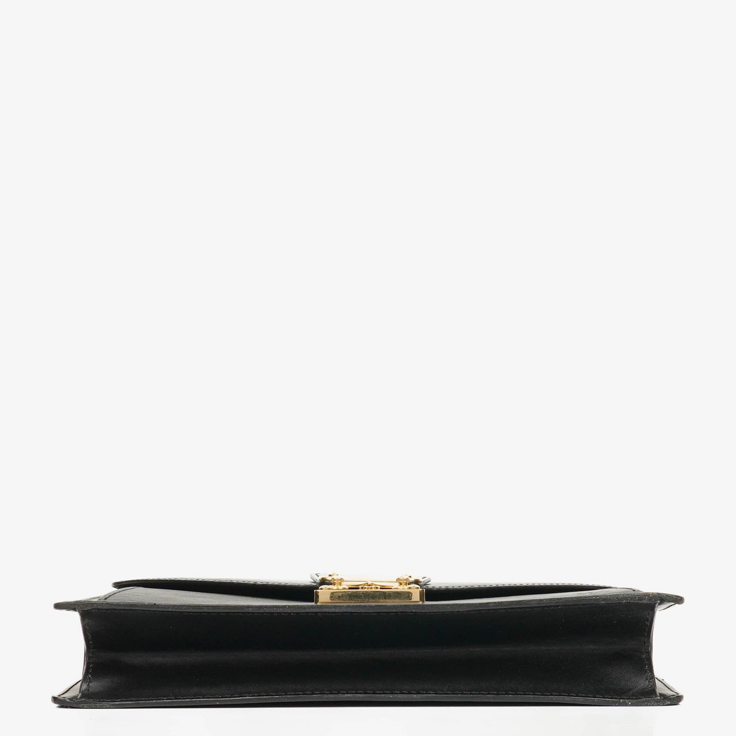 Louis Vuitton Pochette Sellier Dragonne Black EPI Leather Clutch Bag