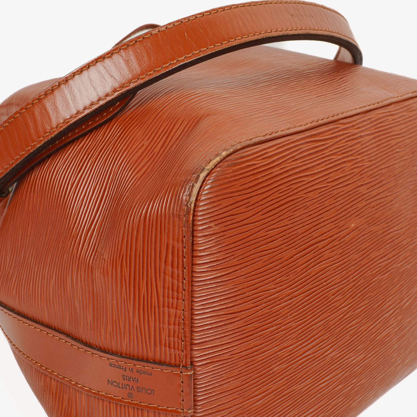 Louis Vuitton Petit Noe Brown EPI Leather Shoulder Bag