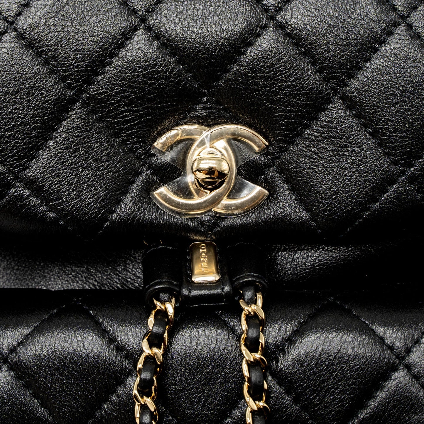 Chanel 23C Duma Mini Backpack Calfskin Black L (Microchip)