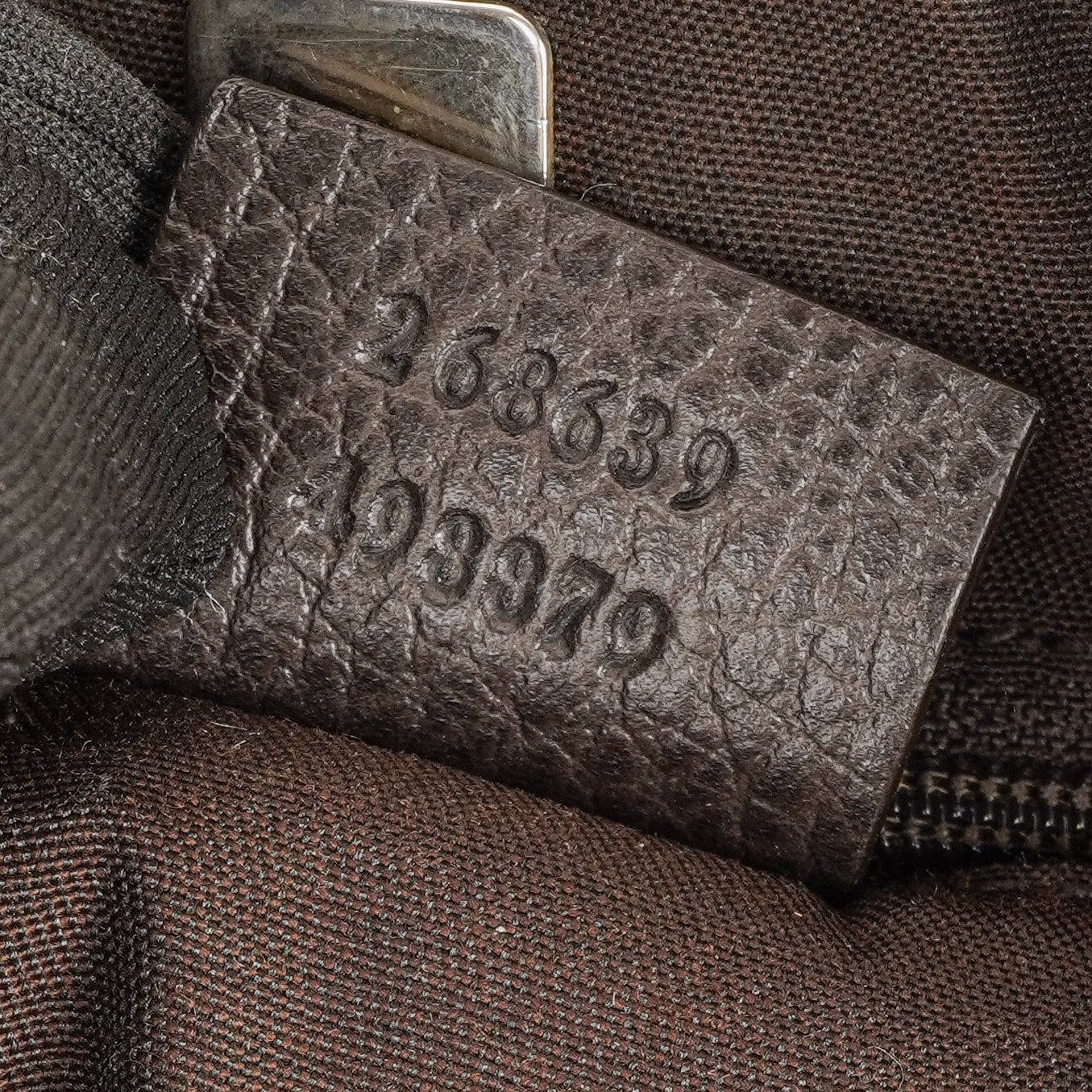 Gucci GG Crystal Canvas Abbey Pocket Tote Bag