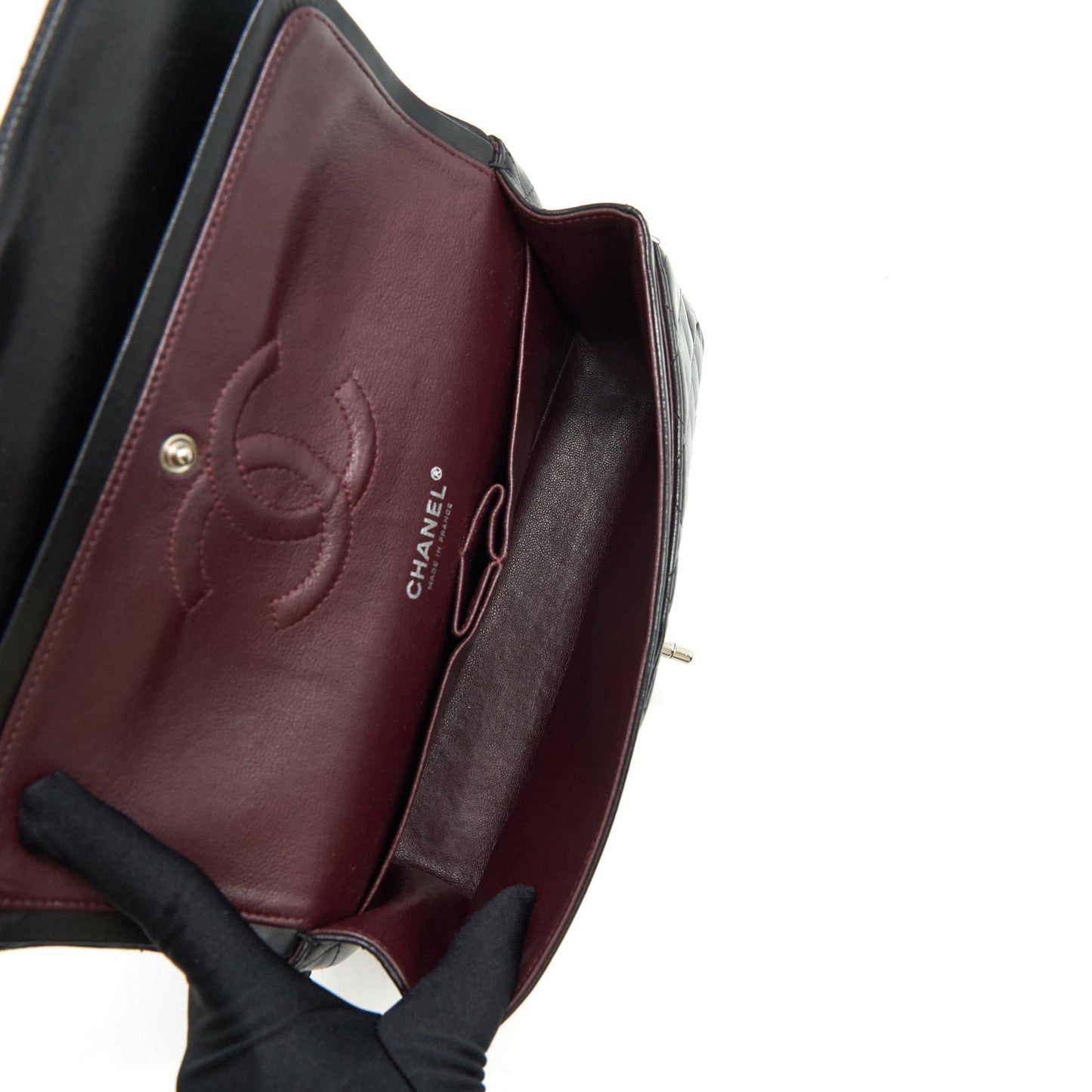 Chanel Medium Classic Flap Bag Lambskin Black