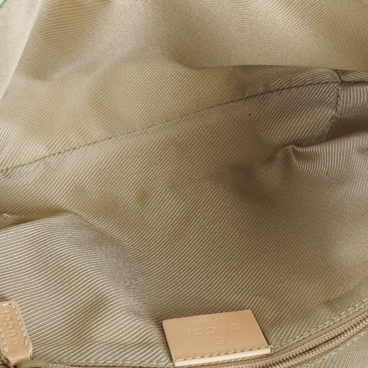Gucci GG Canvas Handle Ring Hobo Bag
