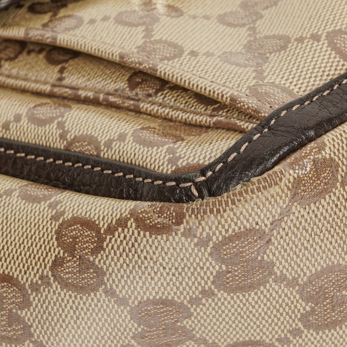 Gucci GG Crystal Canvas Abbey Pocket Tote Bag