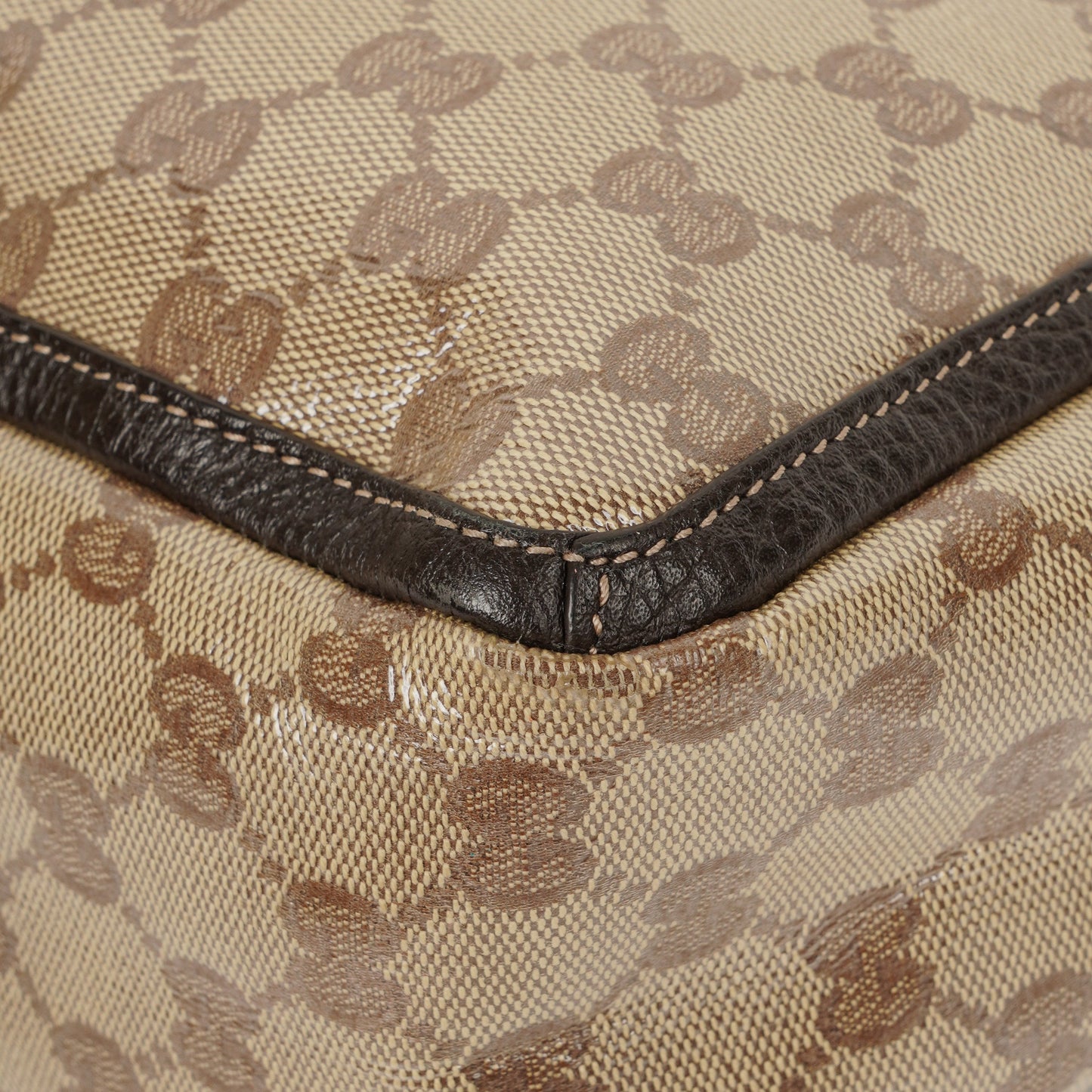 Gucci GG Crystal Canvas Abbey Pocket Tote Bag