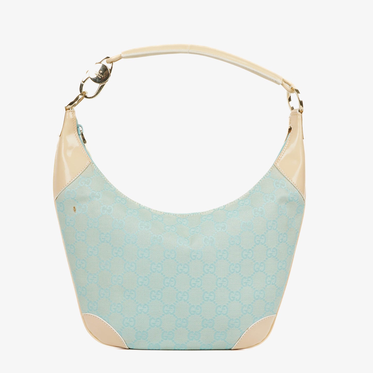 Gucci GG Canvas Handle Ring Hobo Bag