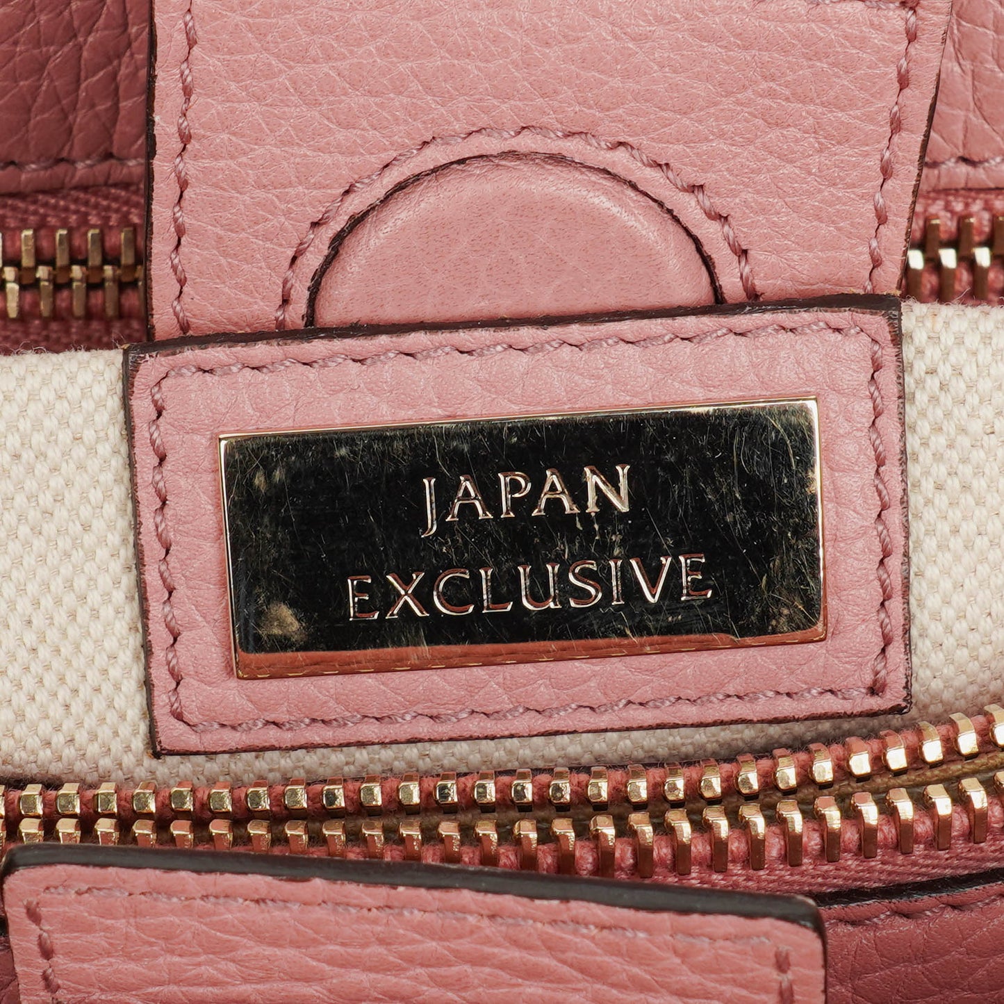 Gucci Bi-Colour Pebbled Calfskin Medium Bamboo Shopper Tote Bag