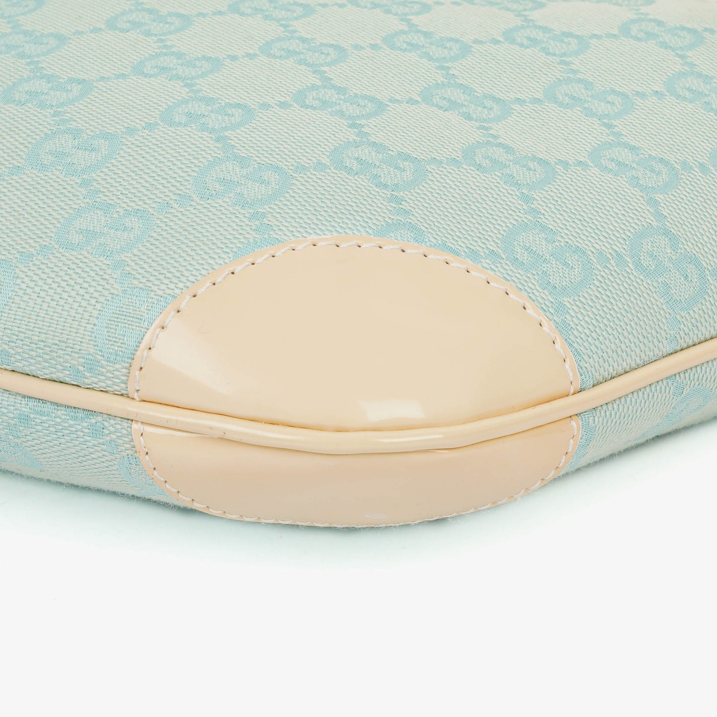 Gucci GG Canvas Handle Ring Hobo Bag