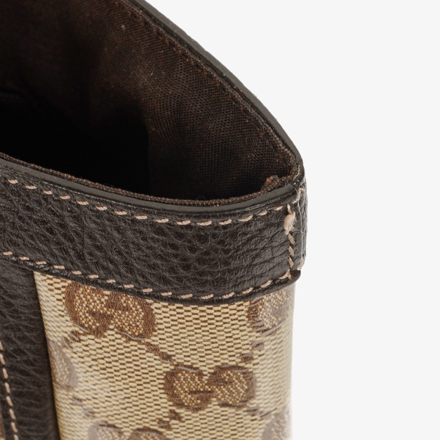 Gucci GG Crystal Canvas Abbey Pocket Tote Bag