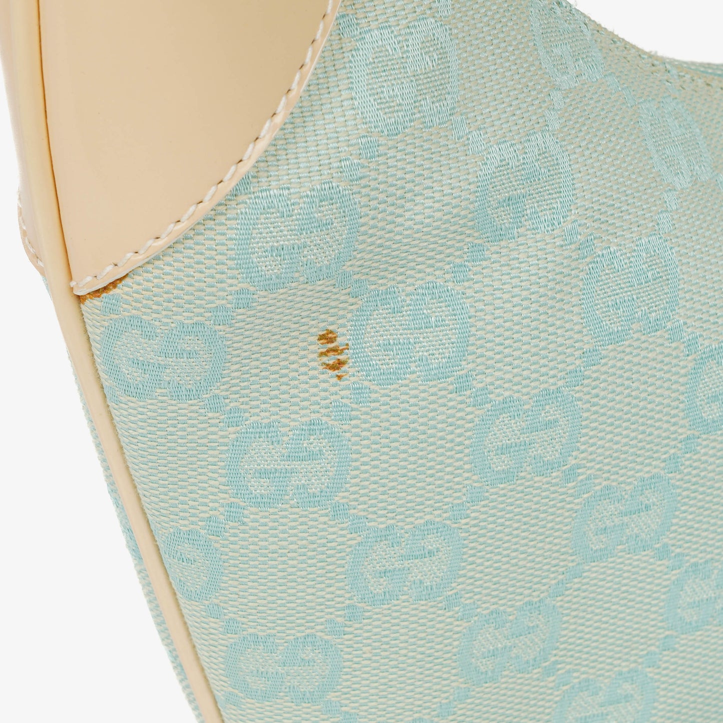Gucci GG Canvas Handle Ring Hobo Bag