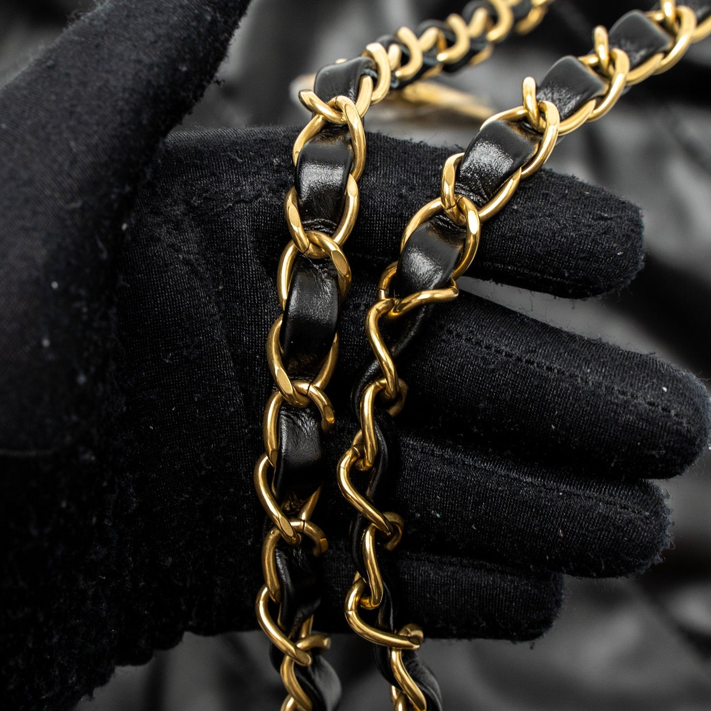 Chanel Small 22 Bag Shiny Calfskin Black  (Microchip)