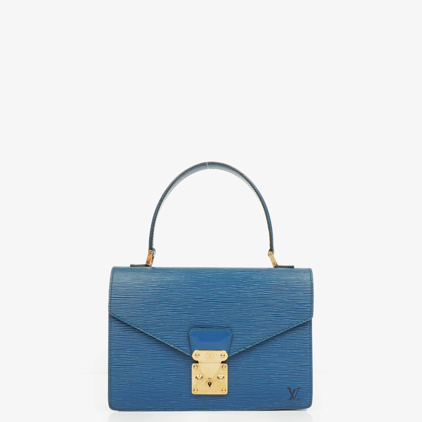 Louis Vuitton Concorde Blue EPI Leather Bag