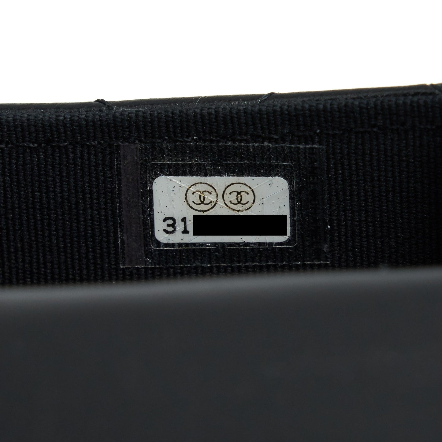 Chanel 21K Flap Coin Purse With Chain Black L