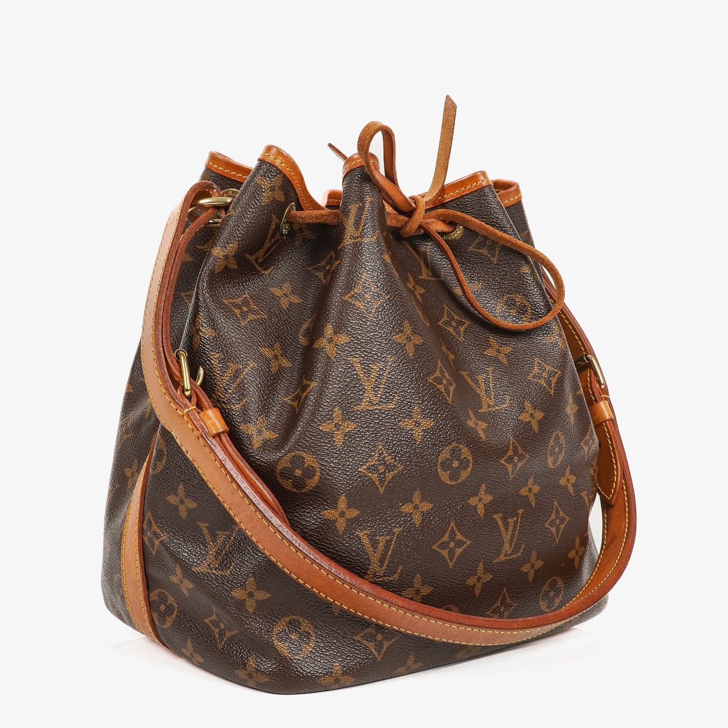 Louis Vuitton Petit Noe Monogram Canvas Shoulder Bag