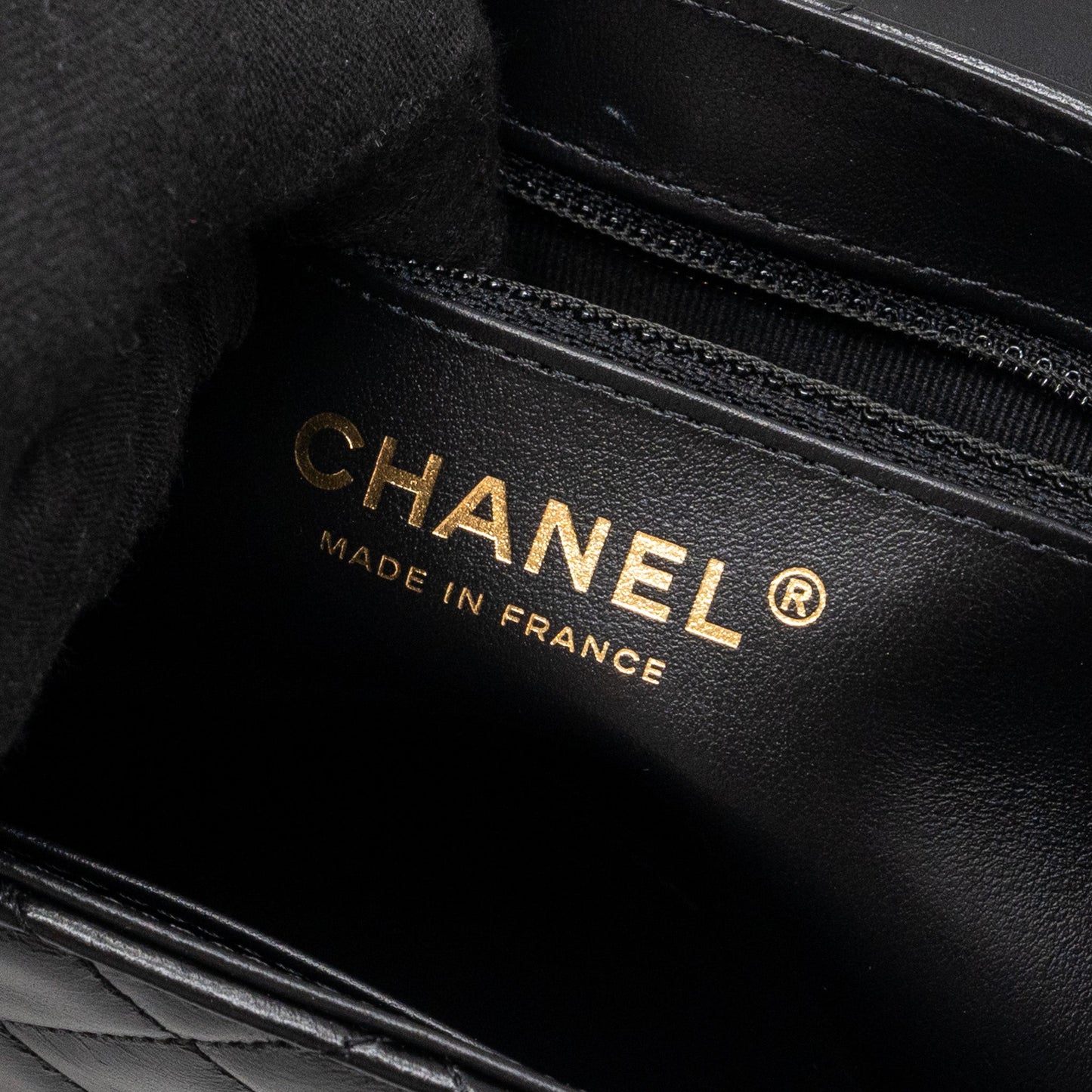 Chanel 23k Mini Shopping Tote Calfskin Black (Microchip)