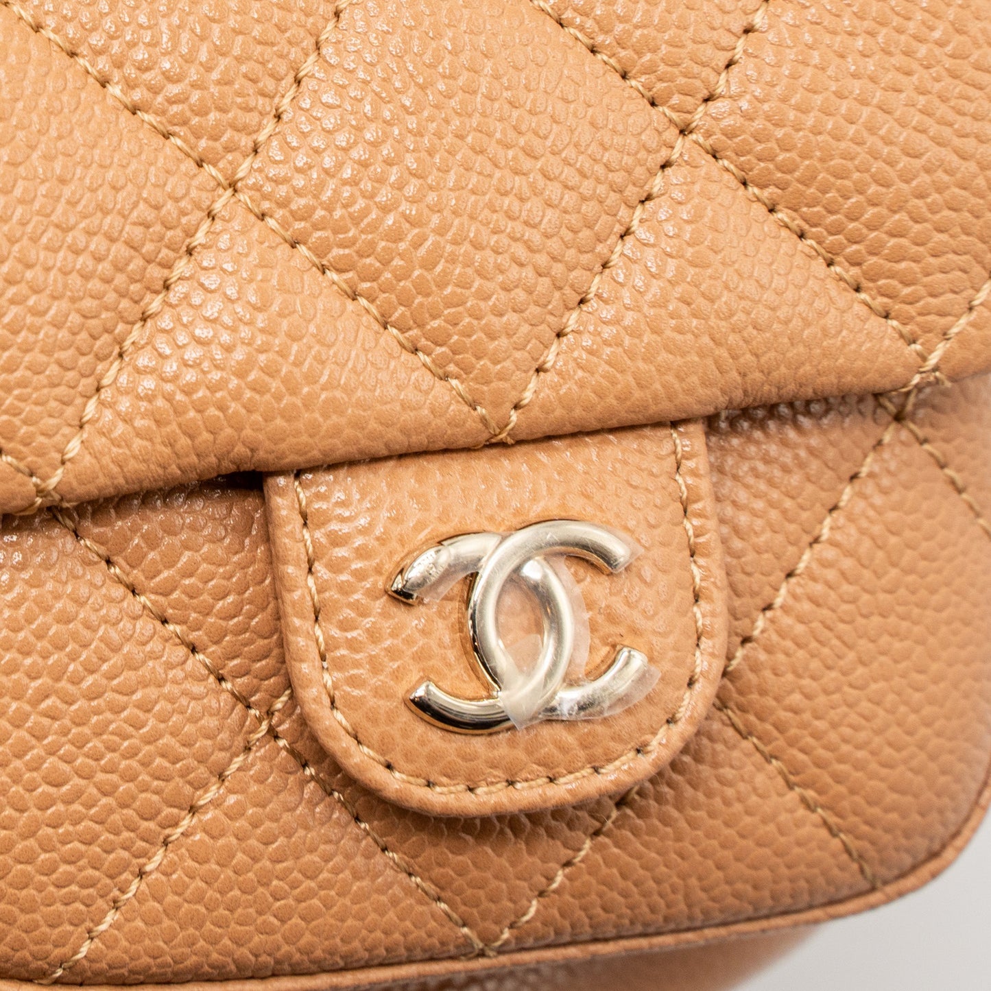 Chanel 23p Triple Pack Backpack Caviar Dark Beige L(Microchip)