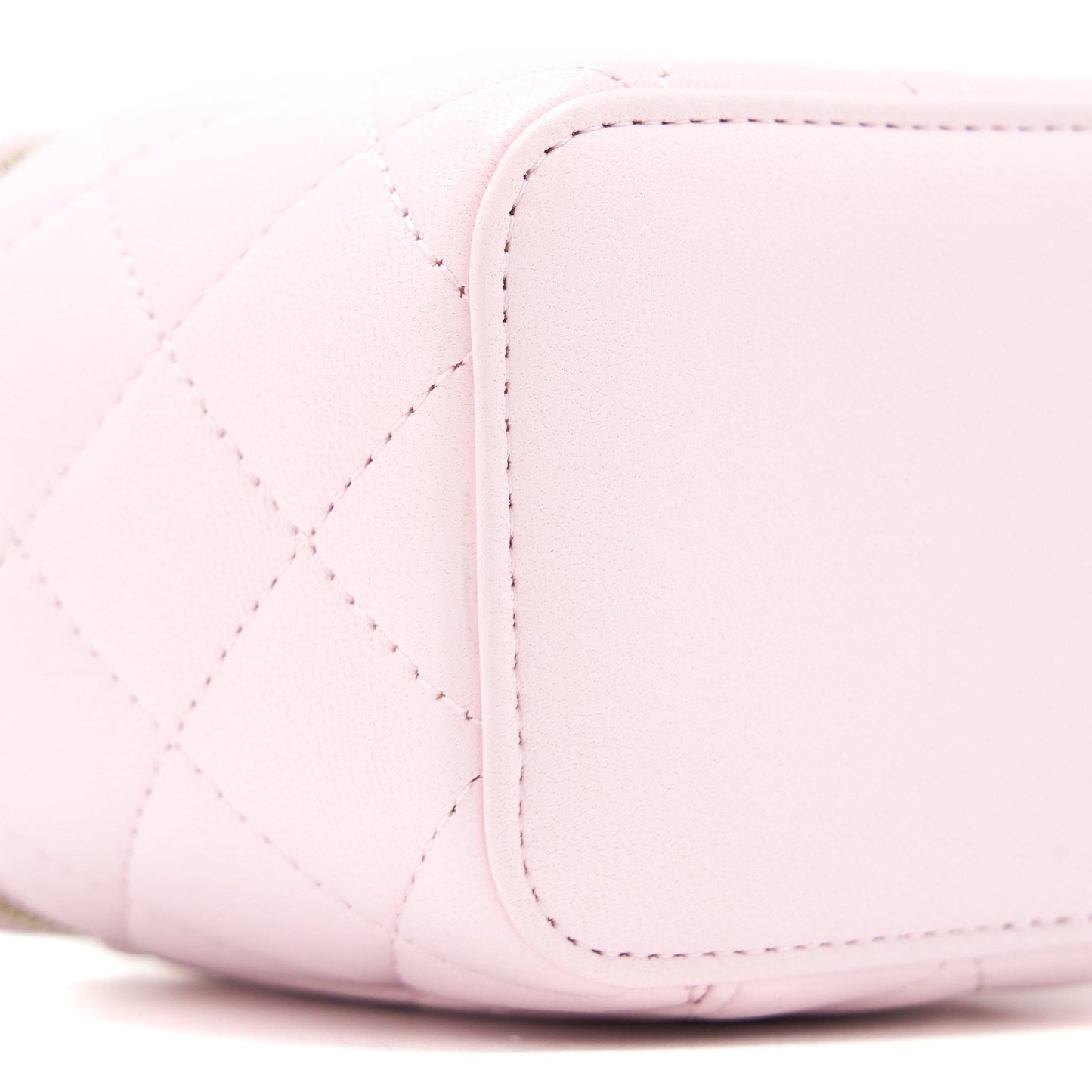 Chanel Top Handle Mini Vanity Lambskin Pink L