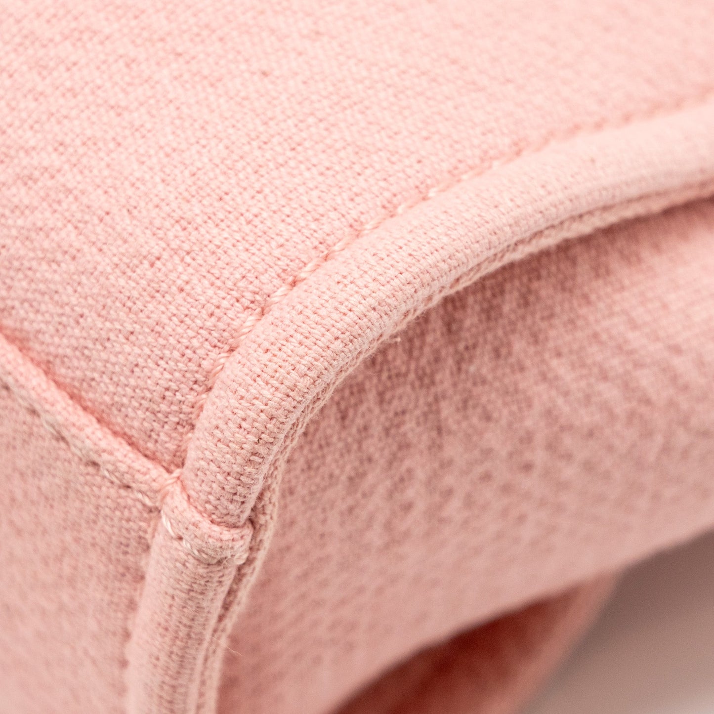 Chanel Deauville Pm Tote Bag Canvas Pink  (microchip)
