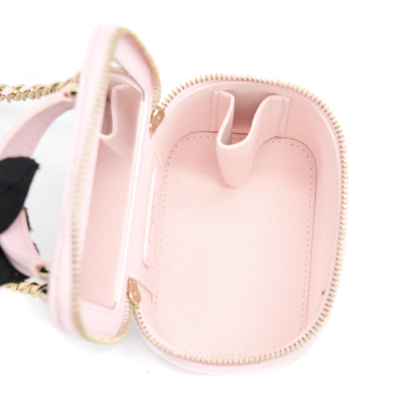 Chanel Top Handle Mini Vanity Lambskin Pink L