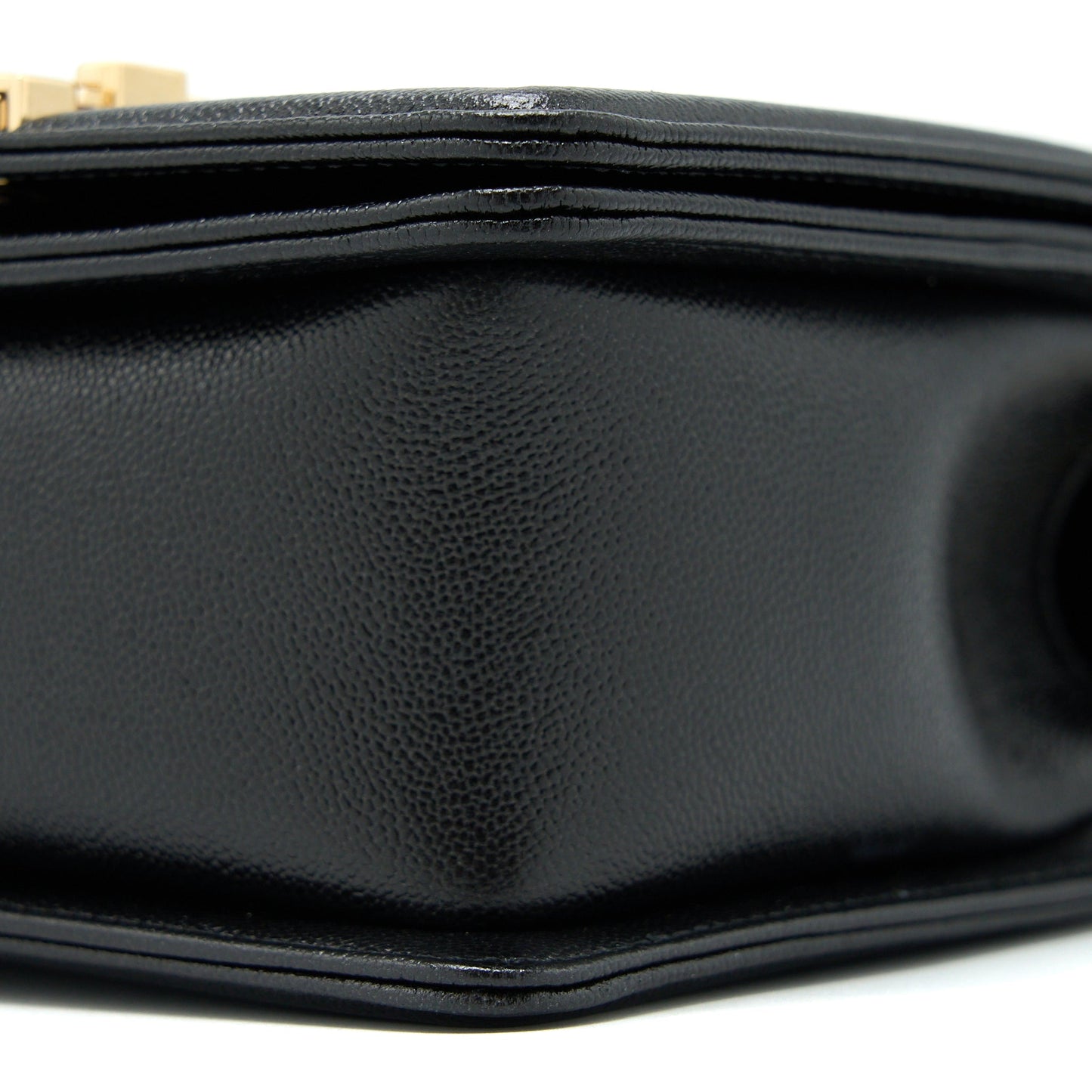 Chanel Mini Boy Bag Calfskin Black L (Microchip)