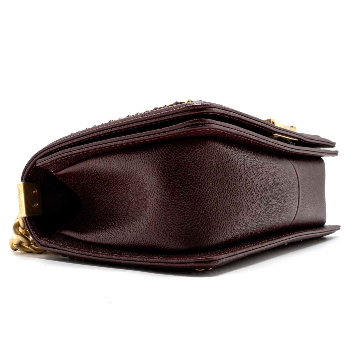 Chanel Medium Boy Bag Limited Edition Caviar Burgundy (microchip)