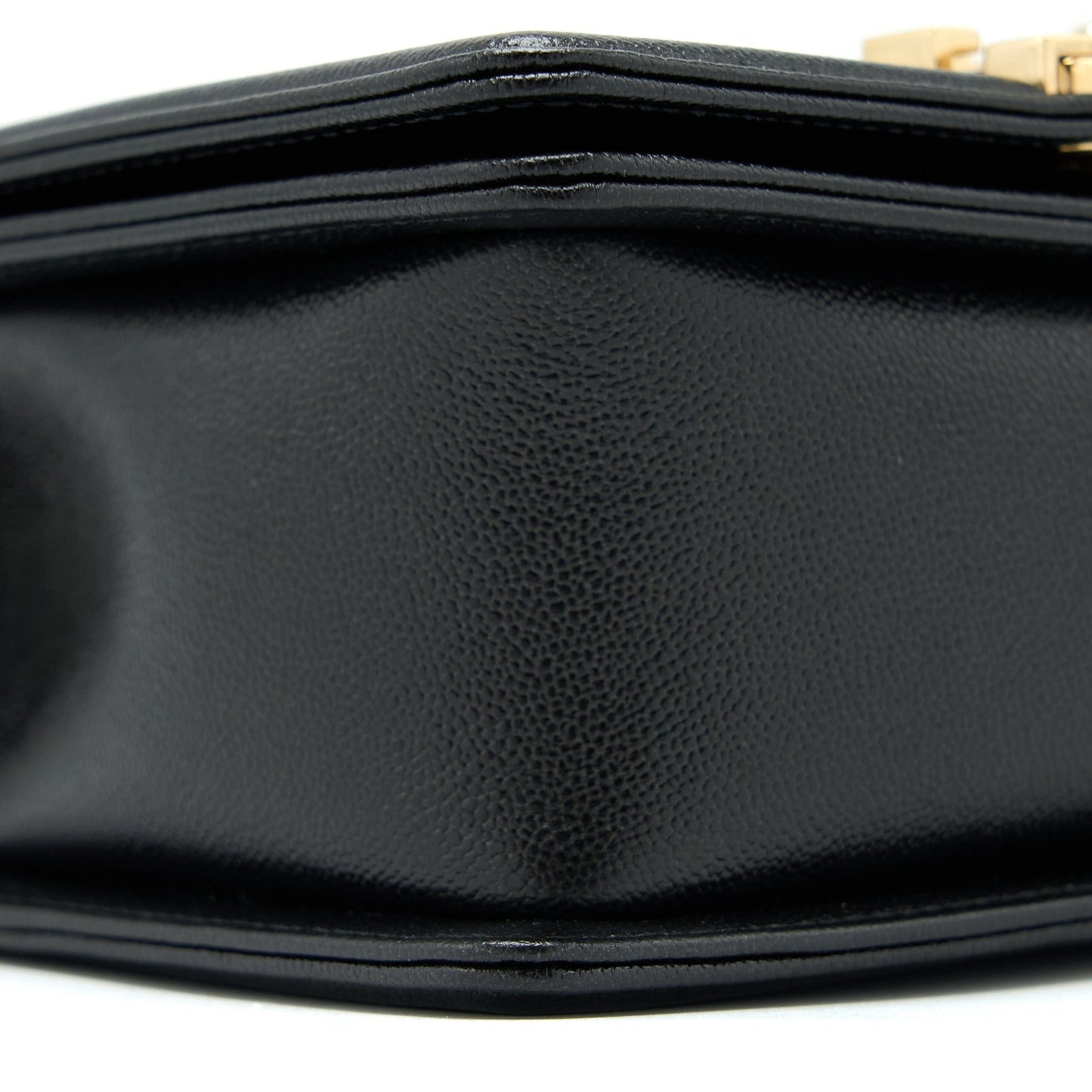 Chanel Mini Boy Bag Calfskin Black L (Microchip)