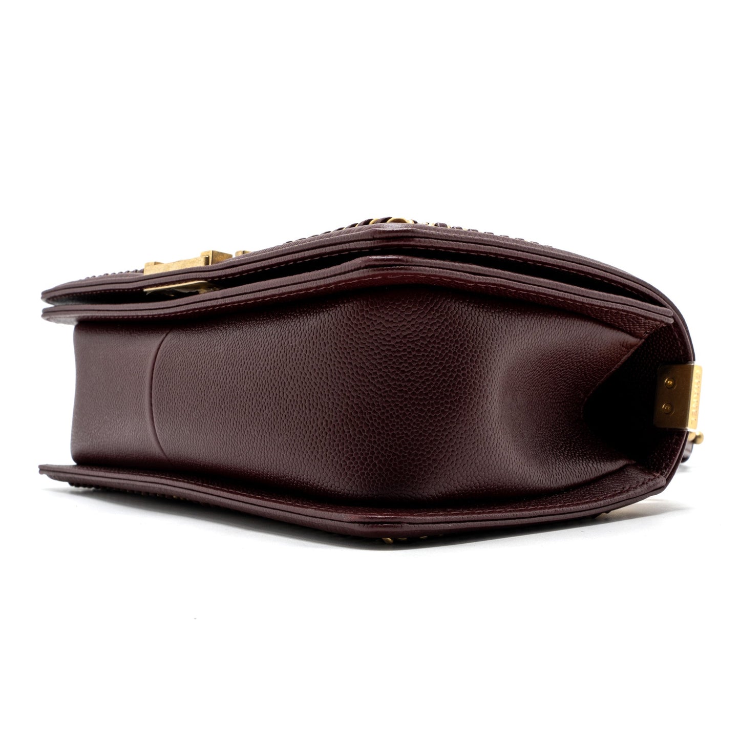 Chanel Medium Boy Bag Limited Edition Caviar Burgundy (microchip)