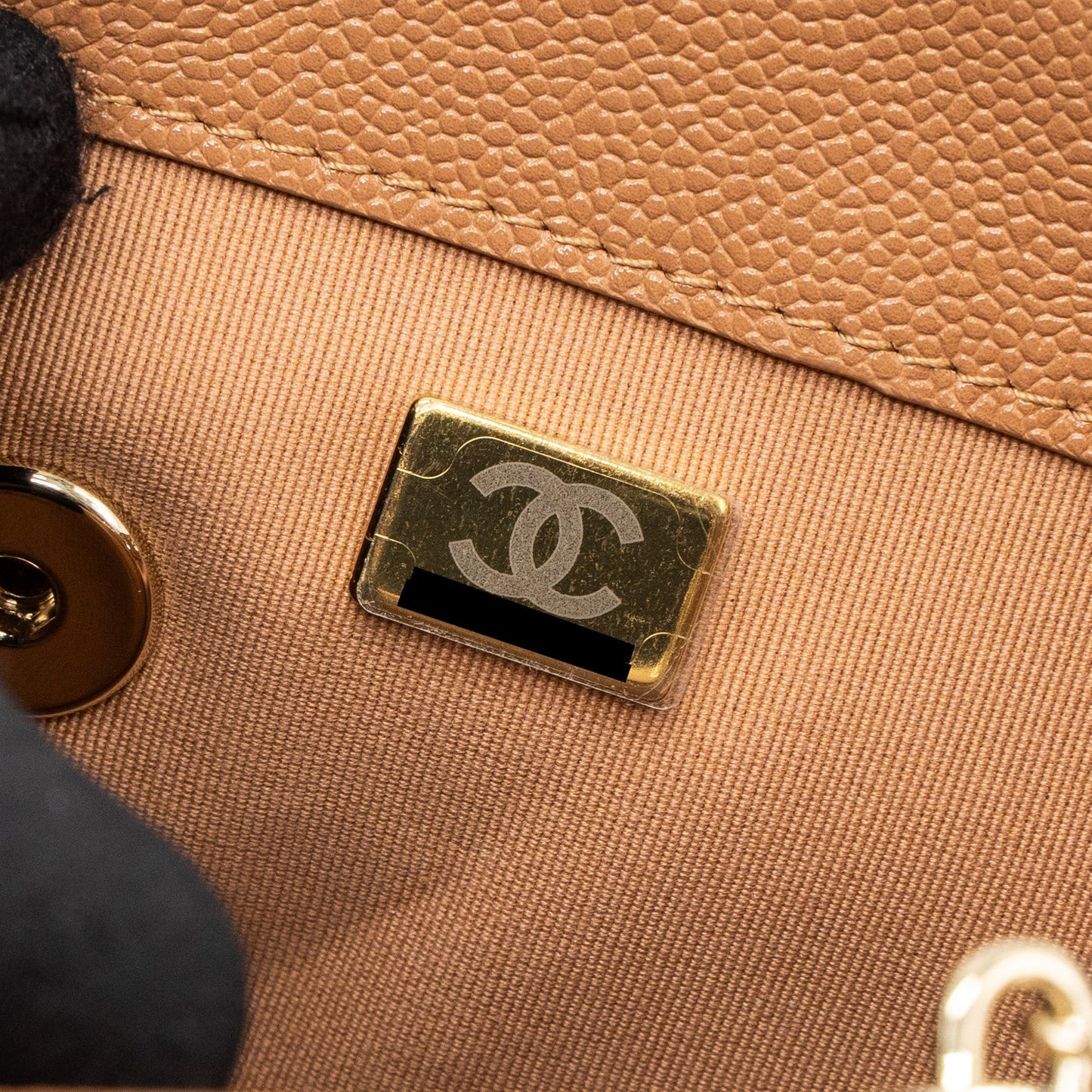 Chanel 23p Triple Pack Backpack Caviar Dark Beige L(Microchip)