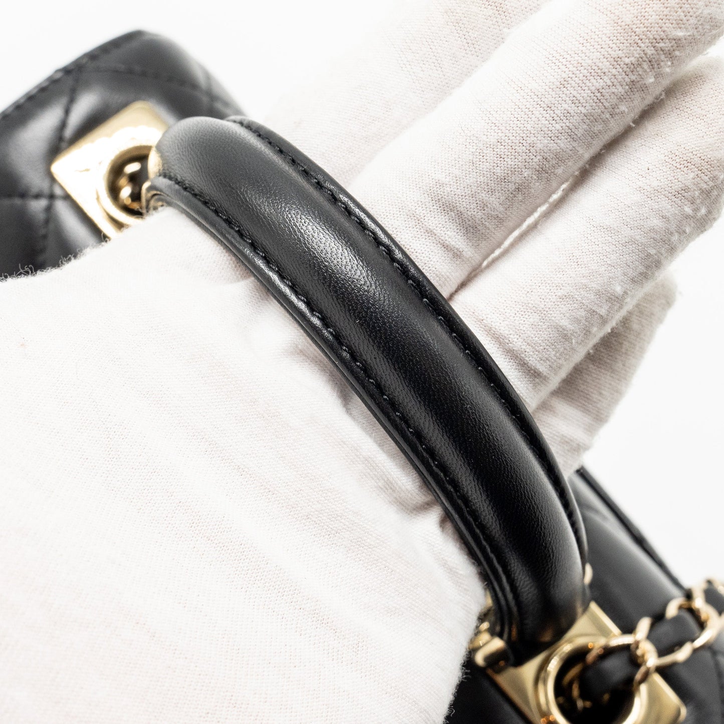 Chanel 24s Mini Trendy CC Lambskin Black L(microchip)