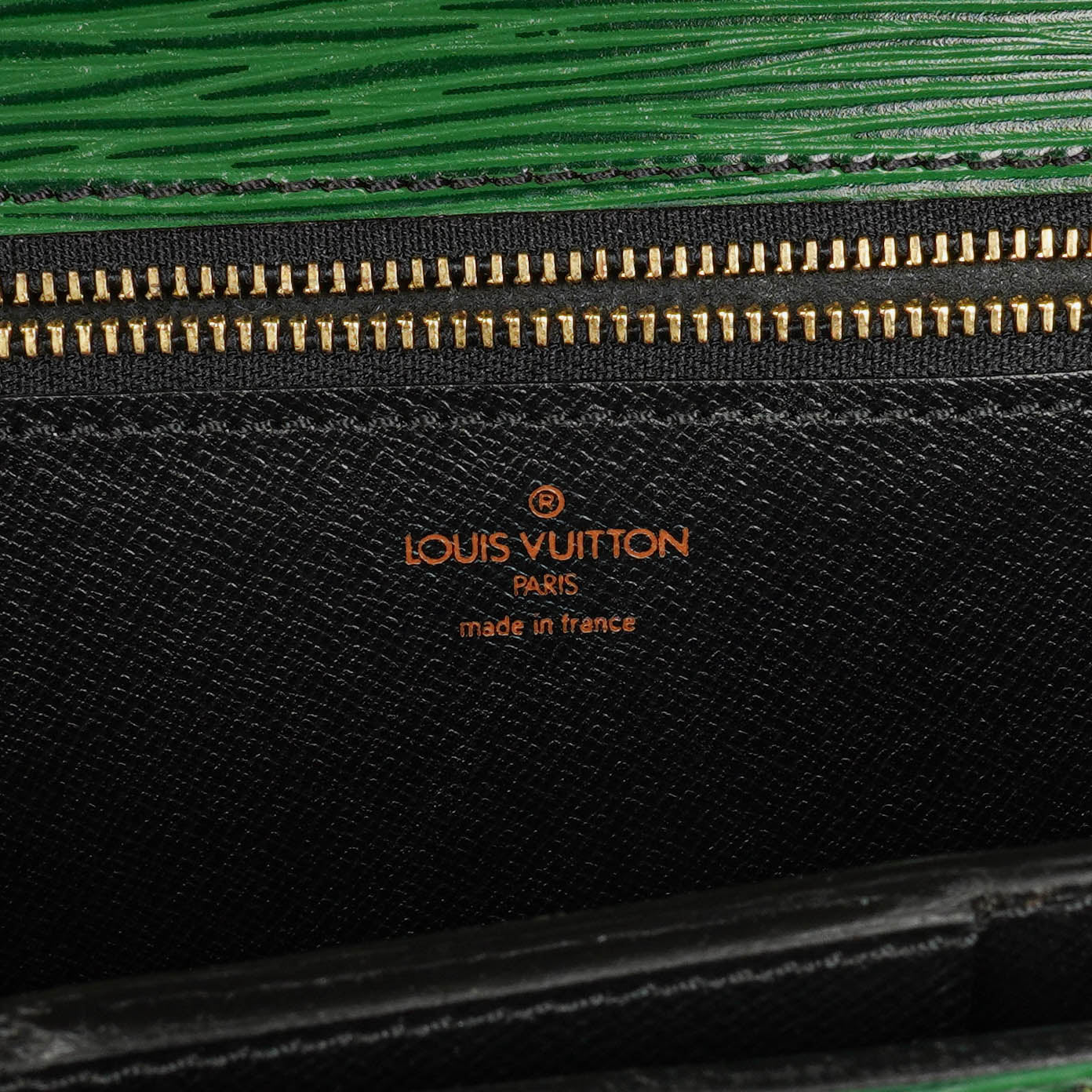 Louis Vuitton Serviette Ambassador Green EPI Leather Briefcase