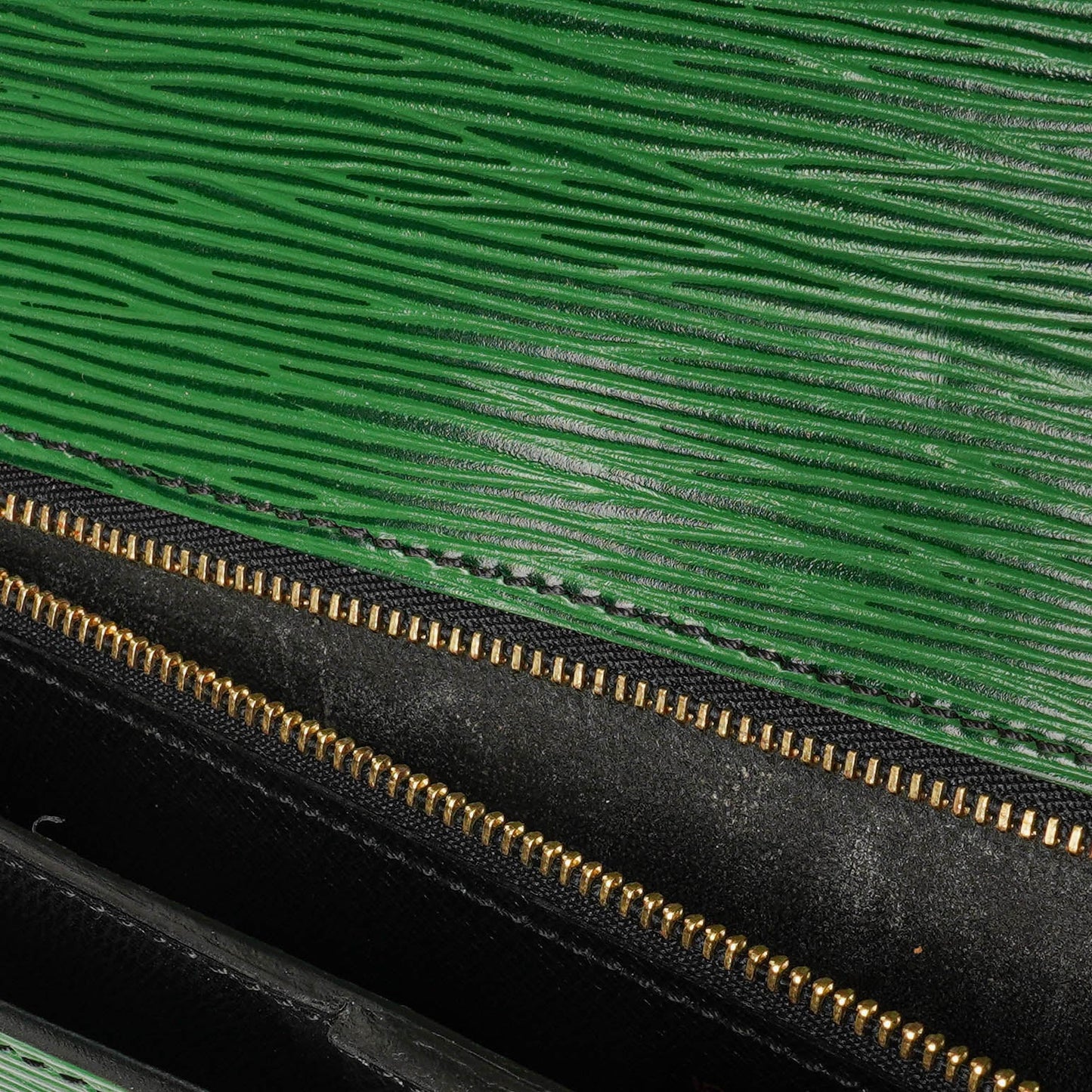 Louis Vuitton Serviette Ambassador Green EPI Leather Briefcase