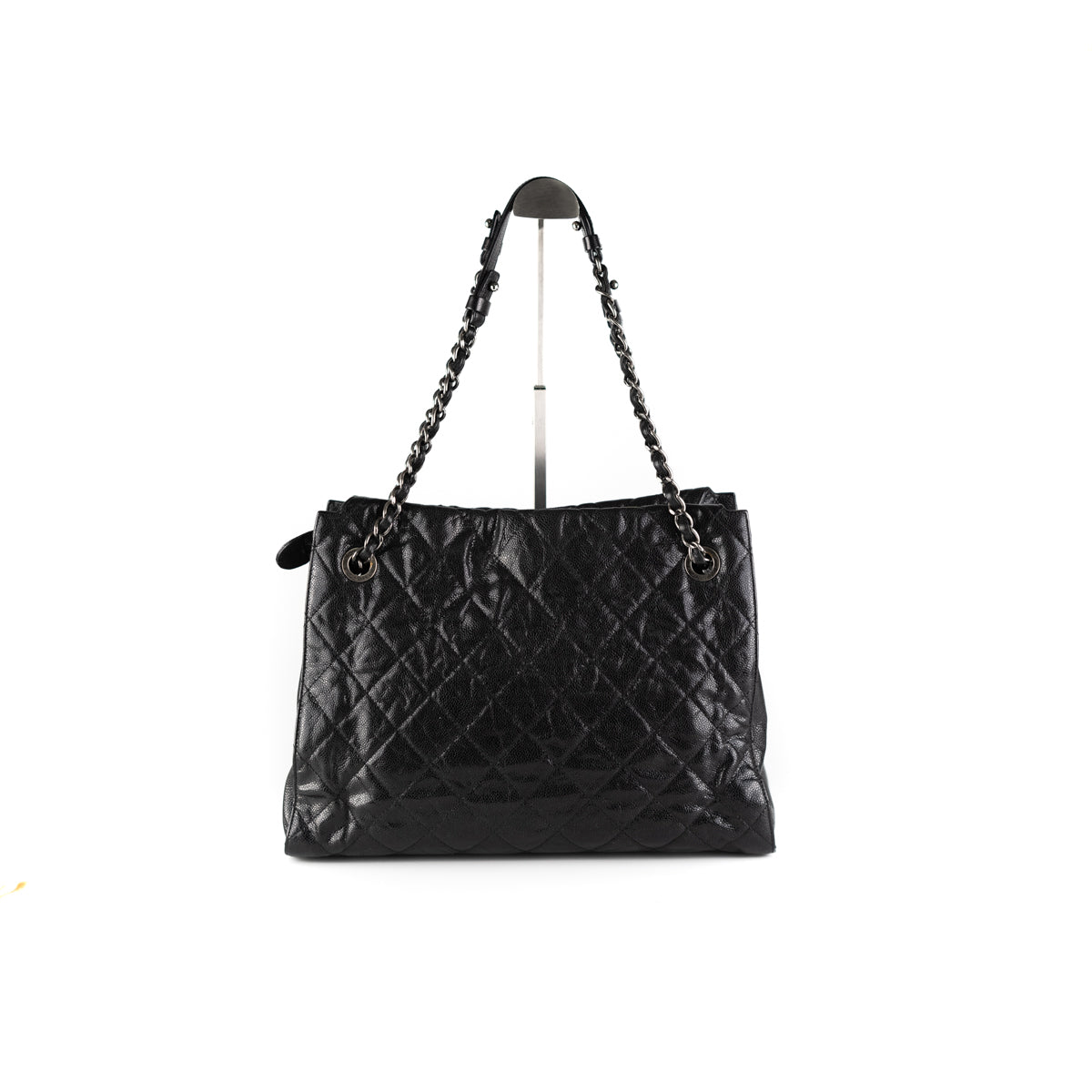 Chanel Caviar Crave Leather Tote Black