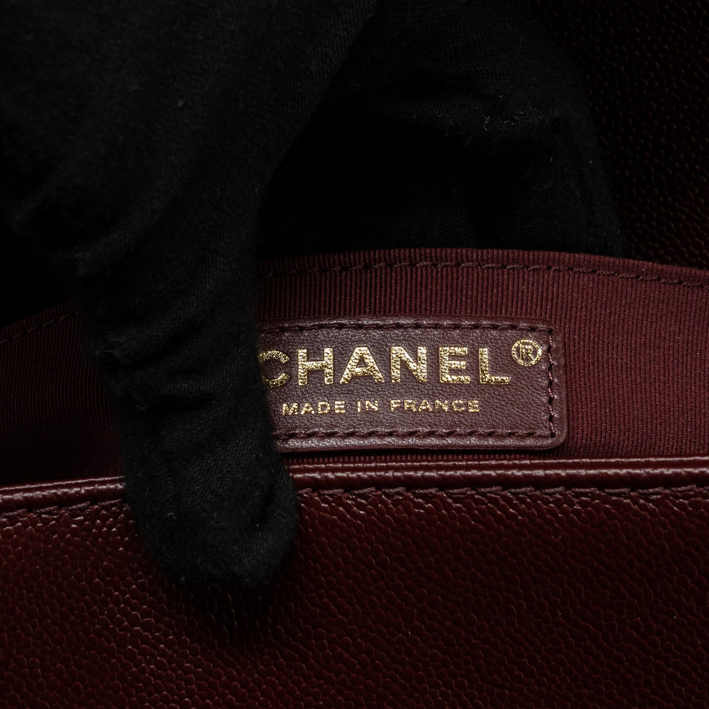 Chanel Medium Boy Bag Limited Edition Caviar Burgundy (microchip)